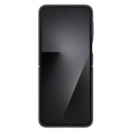 „Samsung“ silikoninis dėklas, skirtas „Samsung Galaxy Z Flip7 FE“ – juodas