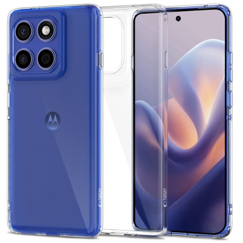 „Tech-Protect FlexAir“ dėklas, skirtas „Motorola Edge 60 Pro“ – skaidrus