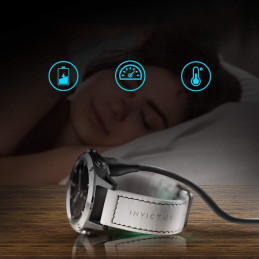 „Tech-Protect MC04 UltraBoost“ USB-A laidas, skirtas „Garmin“ laikrodžiui, 1 m – juodas