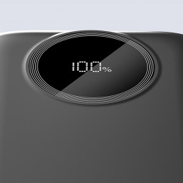 „Dudao K13Pro“ 20000mAh išorinė baterija su įmontuotu laidu – juoda