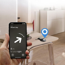 „Tech-Protect NaturalFit“ dėklas, skirtas „Apple AirTag 1/ 2“ – juodas