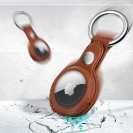 „Tech-Protect NaturalFit“ dėklas, skirtas „Apple AirTag 1/ 2“ – rudas
