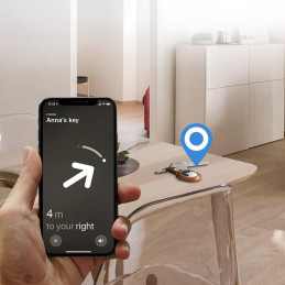 „Tech-Protect NaturalFit“ dėklas, skirtas „Apple AirTag 1/ 2“ – rudas