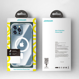 Joyroom Magnetic Defender magnetinis dėklas, skirtas iPhone 13 Pro šarvuotas dangtelis su kabliukais, stovi skaidrus (su...