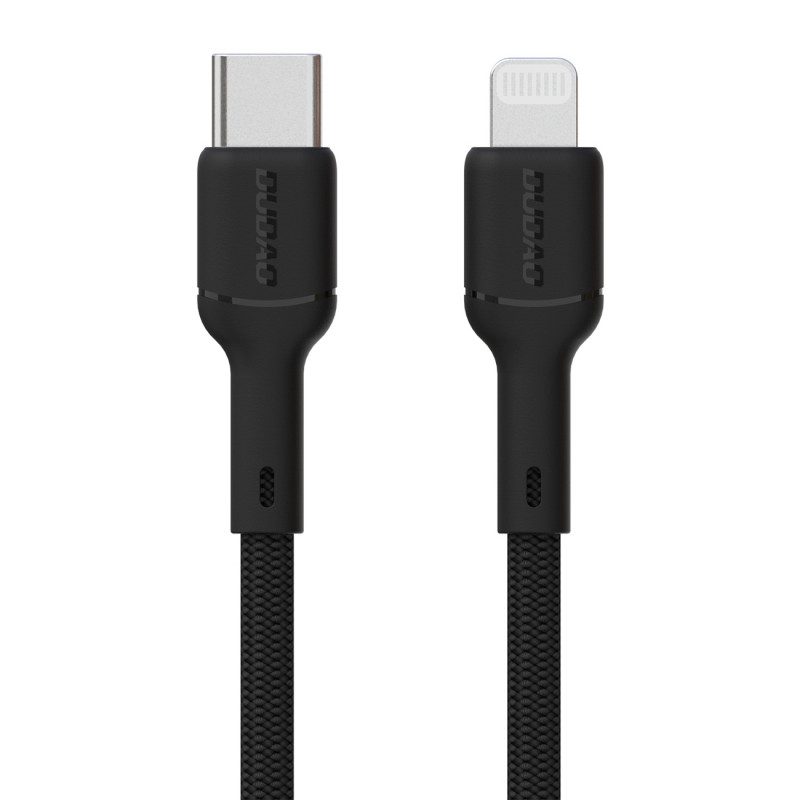 „Dudao L9X“ 30 W USB-C – „Lightning“ laidas, 1 m, juodas