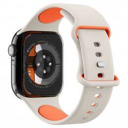 „Spigen Nano Pop“ dirželis, skirtas „Apple Watch 40/ 41/ 42 mm“ – smėlio spalvos
