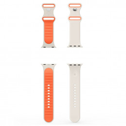 „Spigen Nano Pop“ dirželis, skirtas „Apple Watch 40/ 41/ 42 mm“ – smėlio spalvos