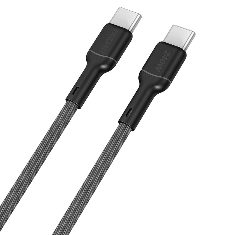 Dudao L9C Max 240W PD USB-C - USB-C kabelis 1.2m - juodas