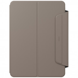 UNIQ Rovus Snapmount magnetinis 360° besisukantis nuimamas dėklas, skirtas iPad Air 13" 2024 / 2025 - pilkas