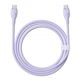 Baseus Pudding 100W USB-C - USB-C laidas 2m - violetinis