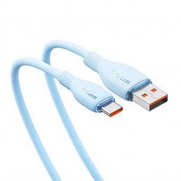 Baseus Pudding 100W USB-A - USB-C kabelis 2m - mėlynas