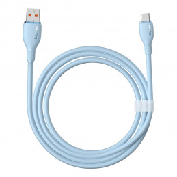 Baseus Pudding 100W USB-A - USB-C kabelis 2m - mėlynas
