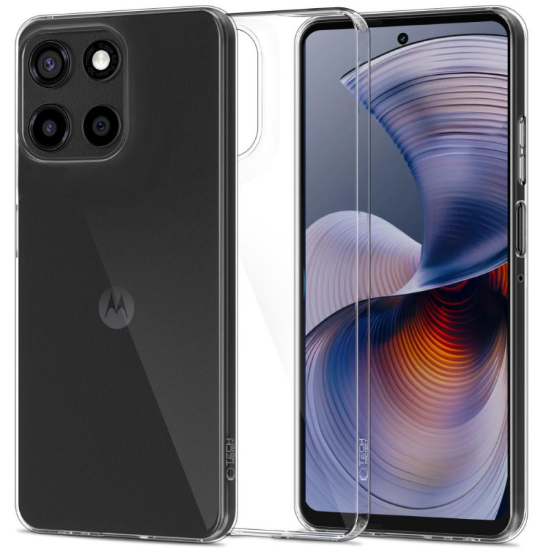 „Tech-Protect FlexAir“ dėklas, skirtas „Motorola Moto G56 5G“ – skaidrus