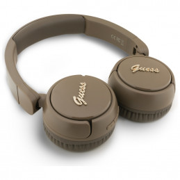 „Guess Metal Logo Script“ ausinės, uždengiančios ausis – rudos