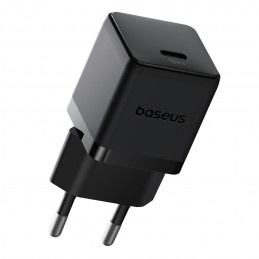 „Baseus Palm“ 20 W USB-C sieninis įkroviklis – juodas
