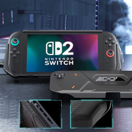 „Tech-Protect Carbonox“ dėklas, skirtas „Nintendo Switch 2“ – juodas
