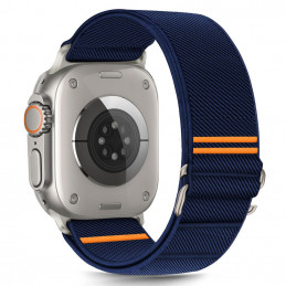 „Tech-Protect“ nailoninis slydimo dirželis „Apple Watch 44 / 45 / 46 / 49 mm“ – tamsiai mėlynas