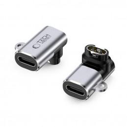 „Tech-Protect Ultraboost“ USB-C kampinis adapteris „Garmin“ laikrodžiui – pilkas