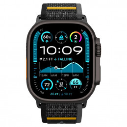 „Spigen Athlex Air Strap“ skirtas „Apple Watch 44 / 45 / 46 / 49 mm“ – juodas