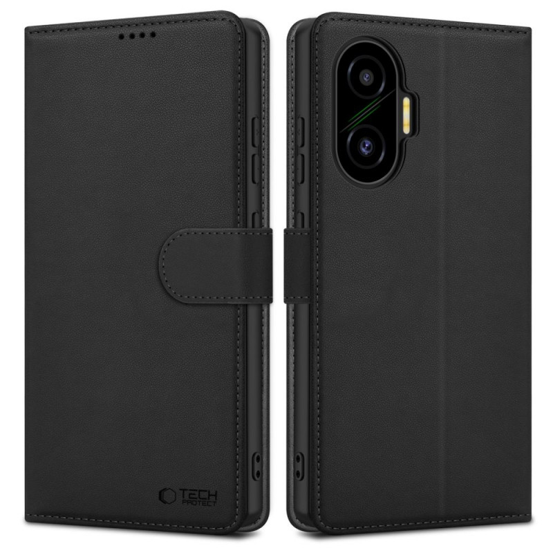 „Tech-Protect“ piniginės dėklas, skirtas „Xiaomi Poco F7 5G“ – juodas