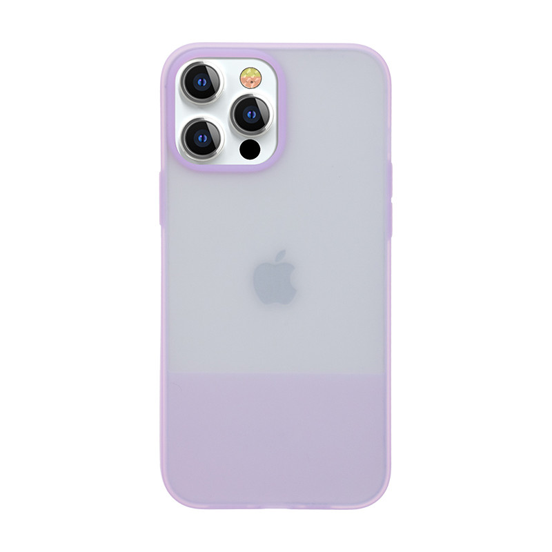 Kingxbar Plain Series dėklo dangtelis iPhone 13 silikoniniam dėklui violetinis