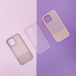 Kingxbar Plain Series dėklo dangtelis iPhone 13 silikoniniam dėklui violetinis