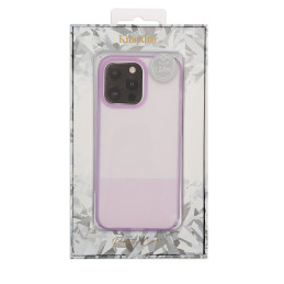 Kingxbar Plain Series dėklo dangtelis iPhone 13 silikoniniam dėklui violetinis
