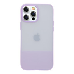 Kingxbar Plain Series dėklo dangtelis iPhone 13 Pro silikoninis dangtelis violetinis