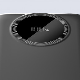 „Dudao K13“ 10000mAh išorinė baterija su įmontuotu laidu – juoda