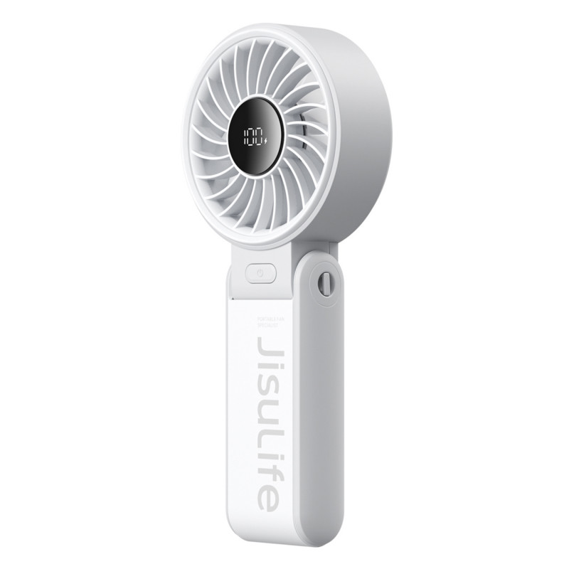 „Jisulife“ nešiojamasis ventiliatorius „Life7“ 5000mAh nešiojamasis USB ventiliatorius – pilkas