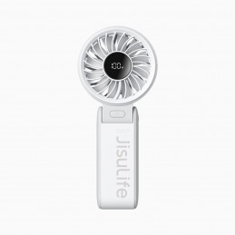 „Jisulife“ nešiojamasis ventiliatorius „Life7“ 5000mAh nešiojamasis USB ventiliatorius – pilkas