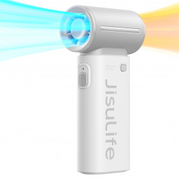 „Jisulife“ nešiojamas ventiliatorius „Life9“ 5000mAh nešiojamas mini pūstuvas su USB – pilkas