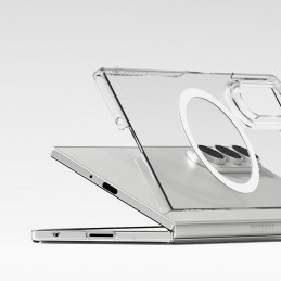 „Ringke Slim“ magnetinis „MagSafe“ dėklas, skirtas „Samsung Galaxy Z Fold 7“ – skaidrus