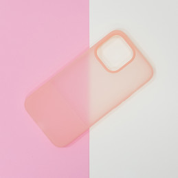 Kingxbar Plain Series dėklo dangtelis iPhone 13 Pro Max silikoninis dangtelis rožinis