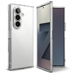 „Ringke Fusion“ dėklas, skirtas „Samsung Galaxy Z Fold 7“ – skaidrus