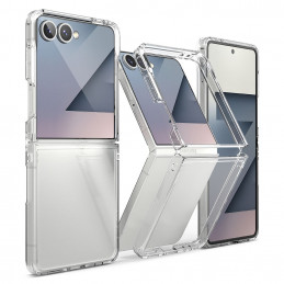 „Ringke Fusion“ dėklas, skirtas „Samsung Galaxy Z Flip 7“ – skaidrus.