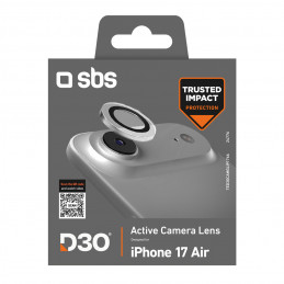 SBS kameros stiklinis objektyvo apsauginis stiklas su D3O technologija, skirtas „iPhone 17 Air“