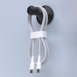 „Dudao L9C Max 240W PD USB-C“ – USB-C 2 m kabelis – baltas