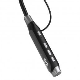 „Dudao U5 Max“ belaidės „Bluetooth“ ausinės su kaklo juosta – juodos