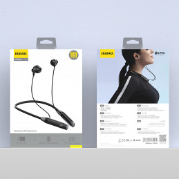 „Dudao U5 Max“ belaidės „Bluetooth“ ausinės su kaklo juosta – juodos