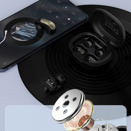 „Dudao U20 Pro TWS“ belaidės „Bluetooth“ ausinės – juodos