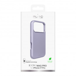„Pure Icon Mag Pro“ skysto silikono dėklas, skirtas „iPhone 17 Pro“, suderinamas su „MagSafe“, su kameros apsauga ir ali...
