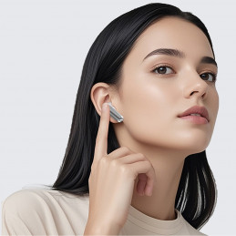 „Dudao U21 TWS ANC ENC“ belaidės „Bluetooth“ ausinės – baltos