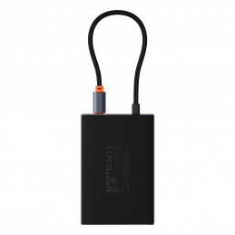 „Baseus PioneerJoy“ 8 viename USB-C šakotuvas, HDMI 4K@60Hz + HDMI 4K@30Hz + DisplayPort 8K@30Hz + VGA + 2 x USB-A 3.0 +...