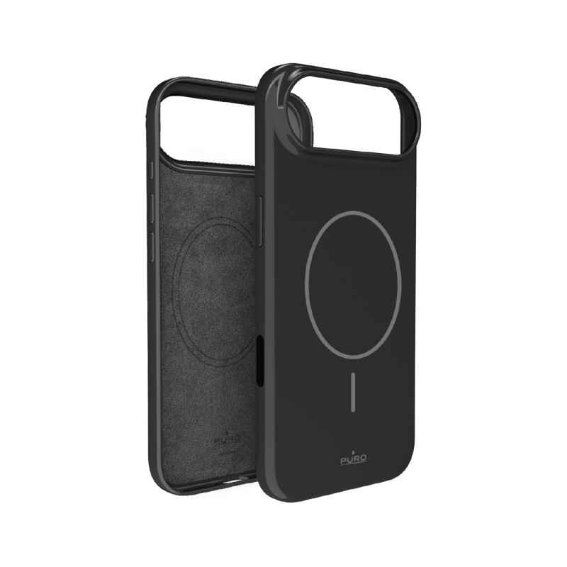 „Puro Pulse“ apsauginis dėklas, skirtas „iPhone 17 Air“, polikarbonato – juodas