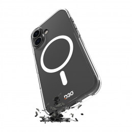 „Puro Impact Clear D3O TPU+PC MagSafe“ dėklas, suderinamas su „iPhone 17“ – permatomas