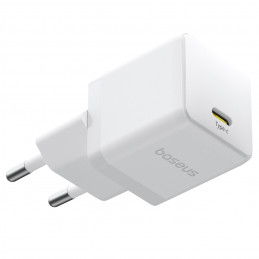 „Baseus Palm“ 20 W USB-C sieninis įkroviklis – baltas