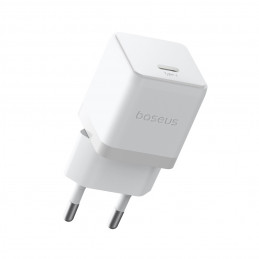 „Baseus Palm“ 30 W USB-C sieninis įkroviklis – baltas