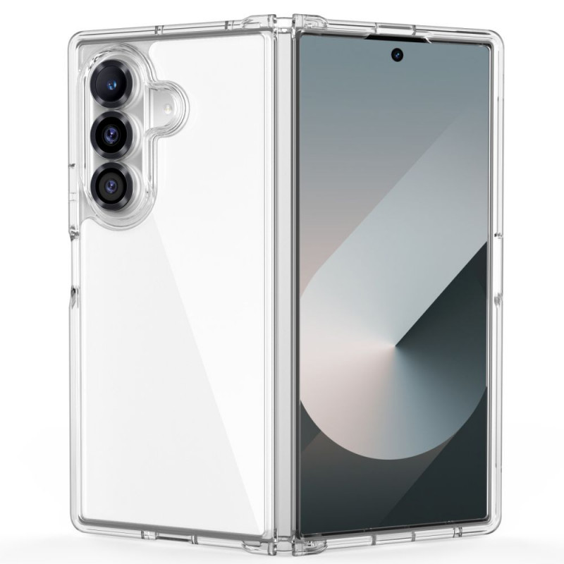 „Tech-Protect FlexAir“ hibridinis dėklas, skirtas „Samsung Galaxy Z Fold 7“ – skaidrus