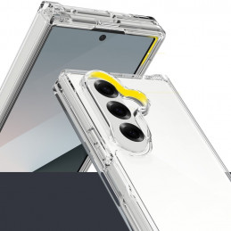 „Tech-Protect FlexAir“ hibridinis dėklas, skirtas „Samsung Galaxy Z Fold 7“ – skaidrus